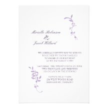 Birmingham invita: Lavanda Invitación