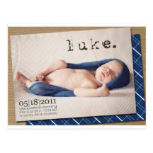 birthannouncement1 tarjeta postal