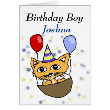 Birthday boy wenskaart