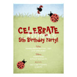 Birthday de señora Bugs Girl's lindo Invitaciones Personales