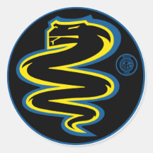 Biscione Nerazzurro inter - pegatina negro
