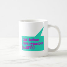 Biselo creo que di mis bragas a un friki tazas