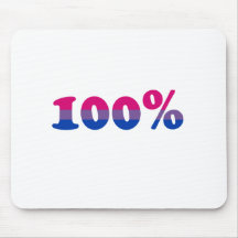 Bisexual del 100 por ciento alfombrillas de ratones