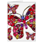 Bisutería de la mariposa cualquier nota del espaci felicitaciones