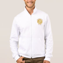 Bitcoin - nueva élite rica chaquetas imprimidas