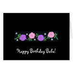 ¡Bizcocho borracho del feliz cumpleaños! Tarjeta
