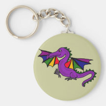 BJ llavero del dragón del arco iris