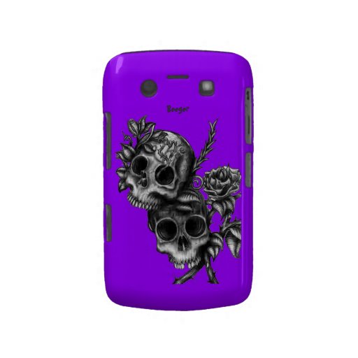 Blackberry intrépido - cráneos del lápiz de carbón Case-Mate blackberry protectores