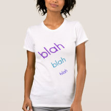 blahblahblah camisetas