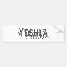 Blanc de Yeshua XXon Etiqueta De Parachoque