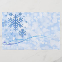 Blanco azul del diseño del copo de nieve del navid tarjetón