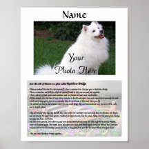 Blanco conmemorativo del mascota del puente del ar impresiones