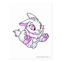 Blanco de Cybunny Postales