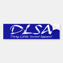 Blanco de DLSA Etiqueta De Parachoque