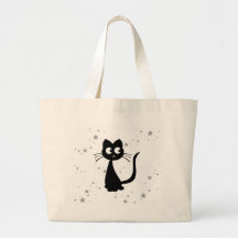Blanco de Kuro del gatito Bolsas