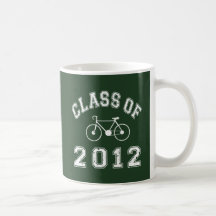 Blanco de la bici taza