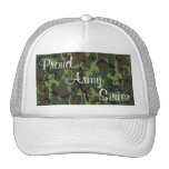 Blanco del gorra de la hermana del ejército