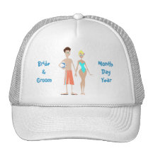Blanco del gorra de la huésped del boda del destin