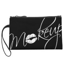 Blanco del negro del salón de belleza del monedero bolsos clutch