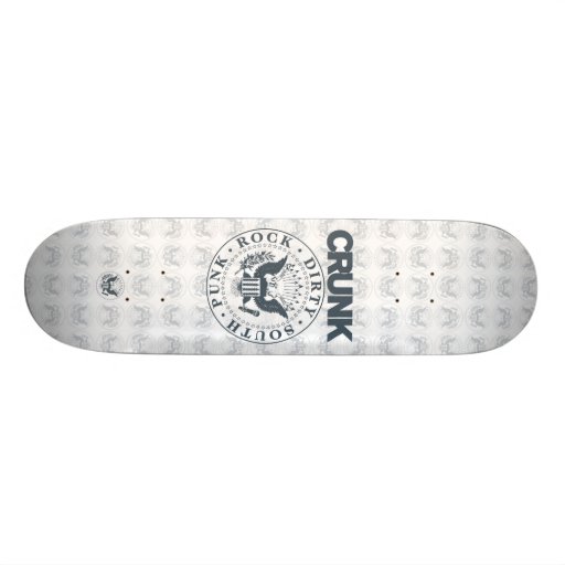 Blanco del sello de Lil Jon "Crunk" Tablas De Skate