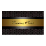 Blanco elegante del negro del metal del oro plantillas de tarjeta de negocio