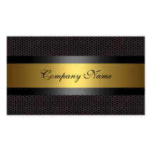 Blanco elegante del negro del metal del oro plantillas de tarjeta de negocio