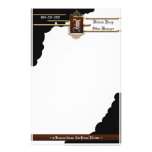 blanco imperial del negro n papelería de diseño