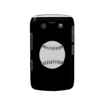 Blanco intrépido del softball de Blackberry en neg Blackberry Bold Cobertura