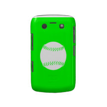 Blanco intrépido del softball de Blackberry en ver Blackberry Bold Funda