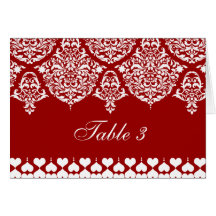 Blanco rojo de 311 lunes Cherie Tarjeton