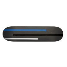 Blanco y azul negros monopatín personalizado