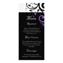 Blanco y negro con acento púrpura del remolino lona personalizada