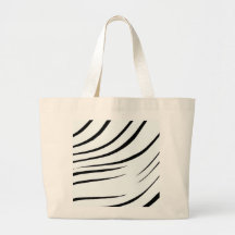 Blanco y negro llano bolsas de mano