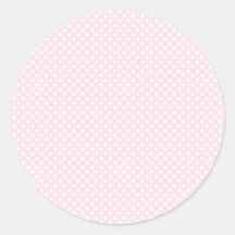 Blanco y pálido - modelo de lunar rosado etiquetas  