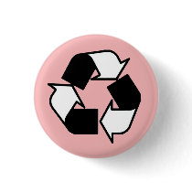 Blancos y negros rosados reciclan el botón del log
