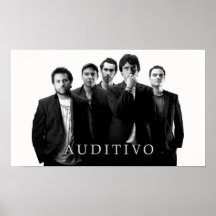 Blancoynegro de Auditivo Posters