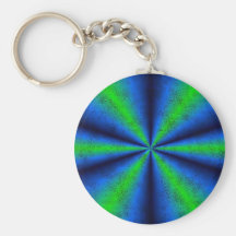 blau grün Regenbogen in Elefantenhaut leder Optik Schlüsselband