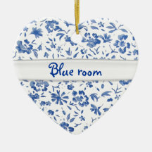 bleue del fleur adorno para reyes