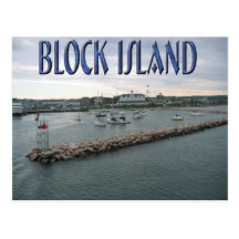 Block Island Rhode Island Tarjeta Postal