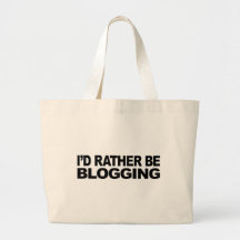 Blogging bastante bolsa lienzo