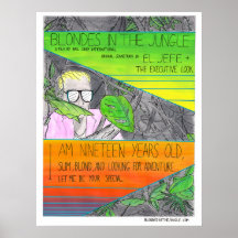 Blondes en el poster de la selva