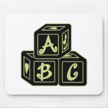 Bloques de ABC Alfombrilla De Ratón