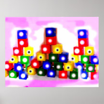 Bloques en la niebla poster