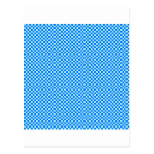 - Blue1 - azul a cuadros y azul de la ventisca Tarjetas Postales