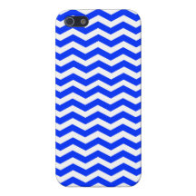 Blue-Light-White-Chevron-iPhone5-Casses-Pattern iPhone 5 Fundas