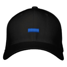 Blue Line fino Gorra Bordada