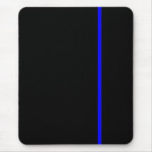 Blue Line fino Mousepad Alfombrillas De Raton