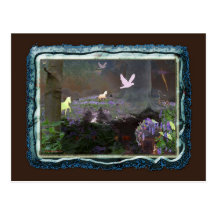 bluebellfield con unicornios tarjetas postales