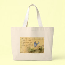 Bluebird en rama y la cita de Victor Hugo bolsas