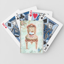 Bluebird francés del Victorian de la magdalena cartas de juego